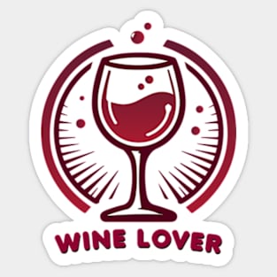 Wine Lover Sticker